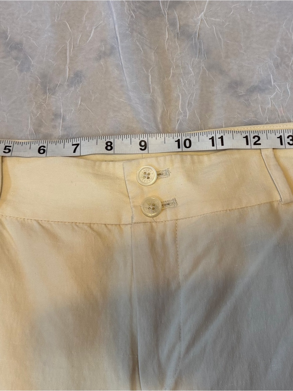 Ralph Lauren Cream Wide-Leg Trousers - Picture 4 of 8